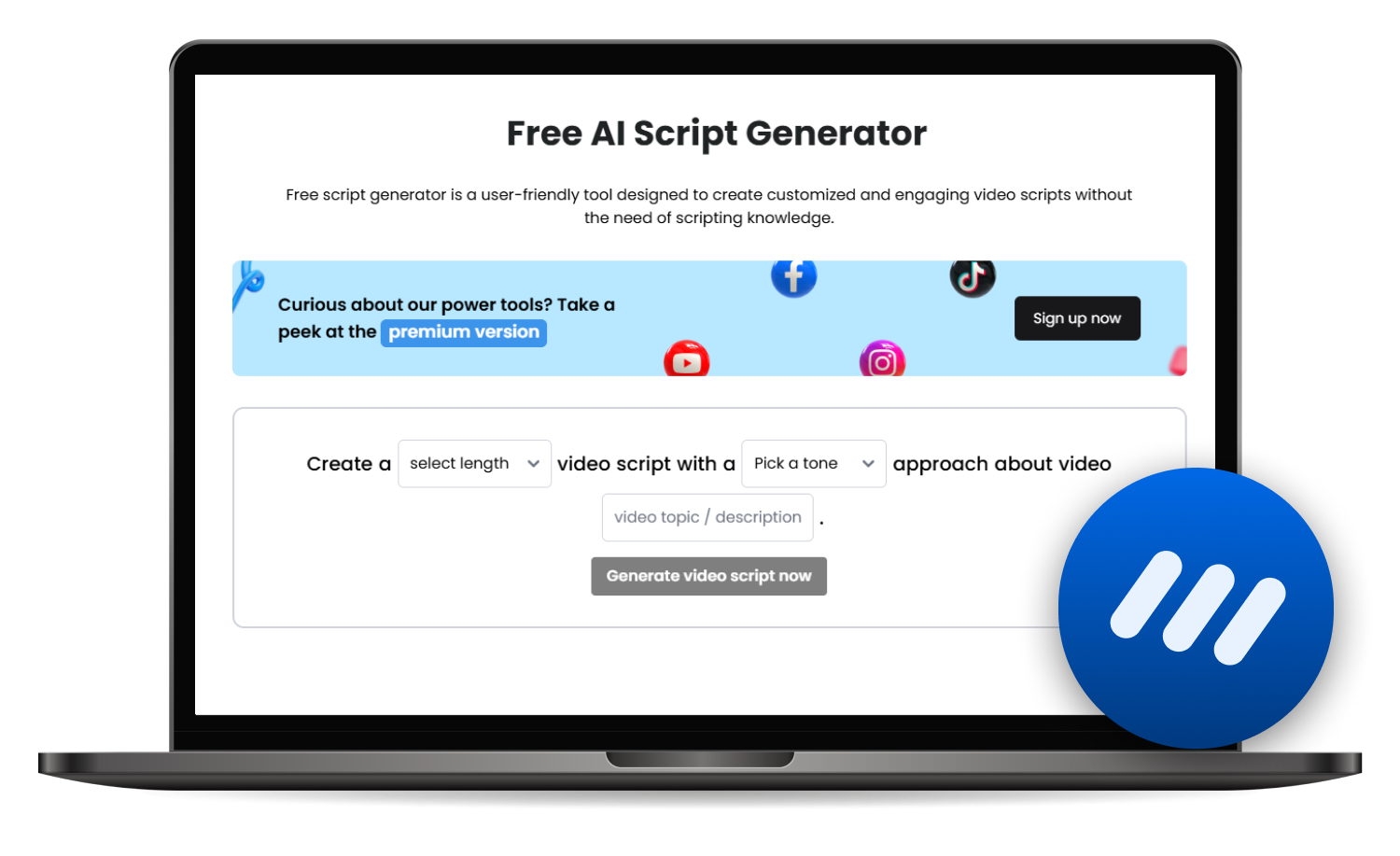 Free Script Generator