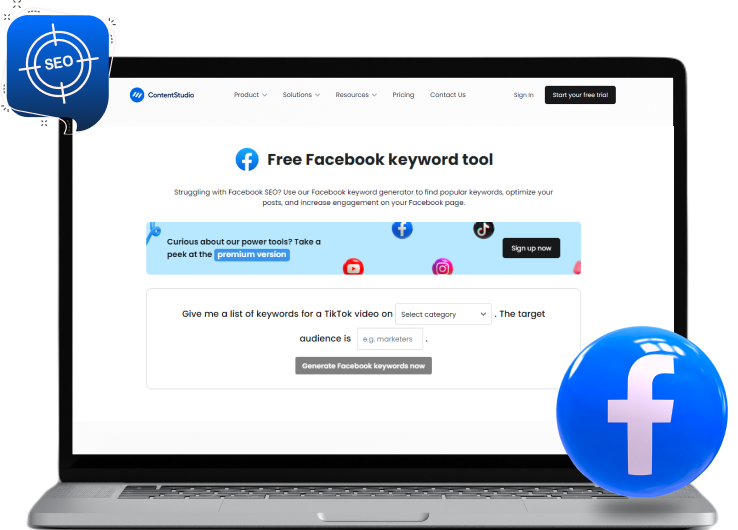 Facebook keyword tool